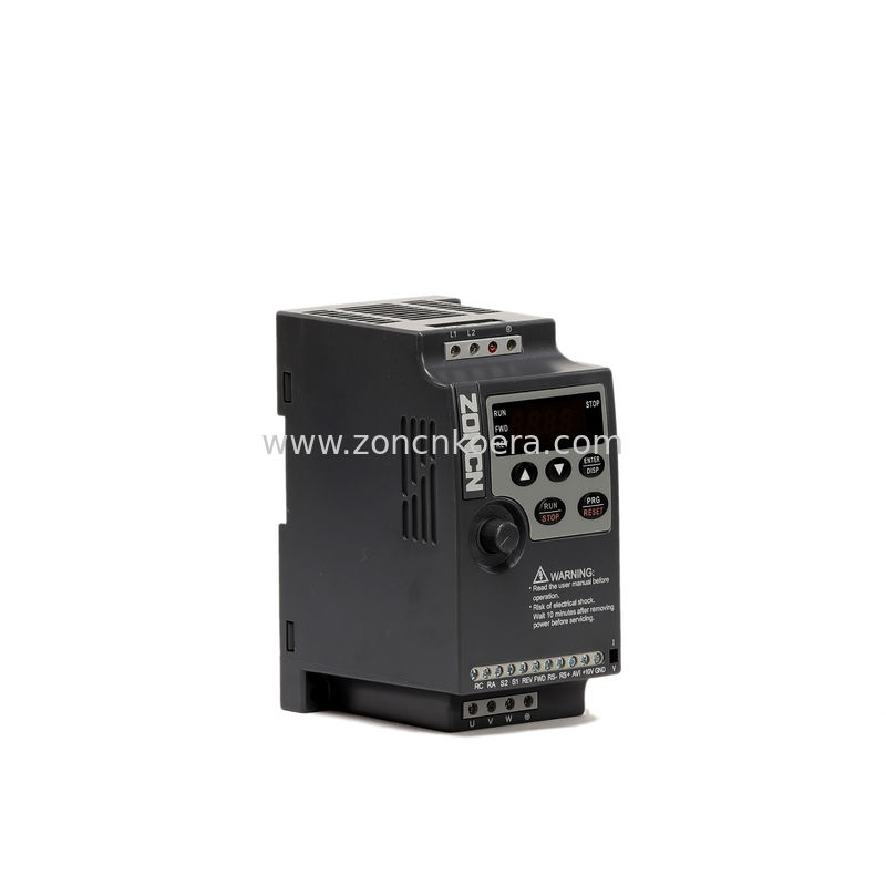 Low Voltage Inverter Single Phase 1.5KW VFD IP20 Variable Frequency Drive With Acceptable OEM Logo