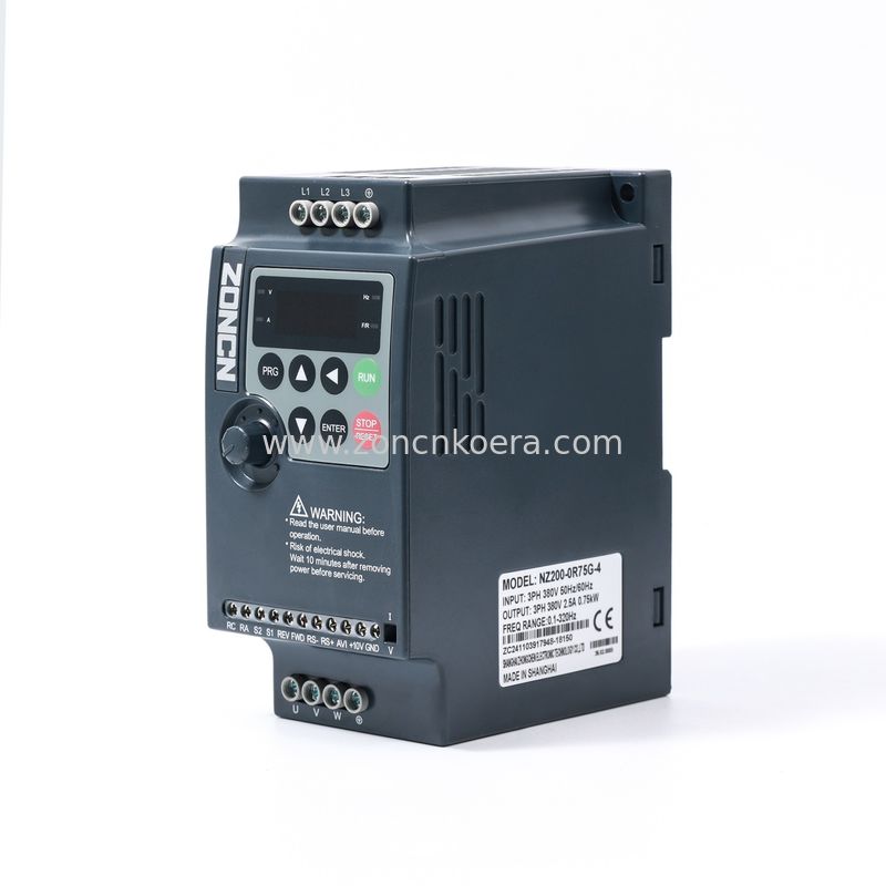 Chinese Inverter VFD 380v Three Phase Variable Frequency Drives 0.75kw 1.5kw